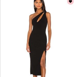 Bec and Bridge Black Midi Dress